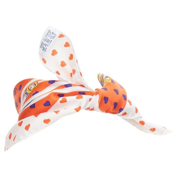 Hermes Bride De Gala Heart Barrcco Small Scarf - Picture 6 of 6